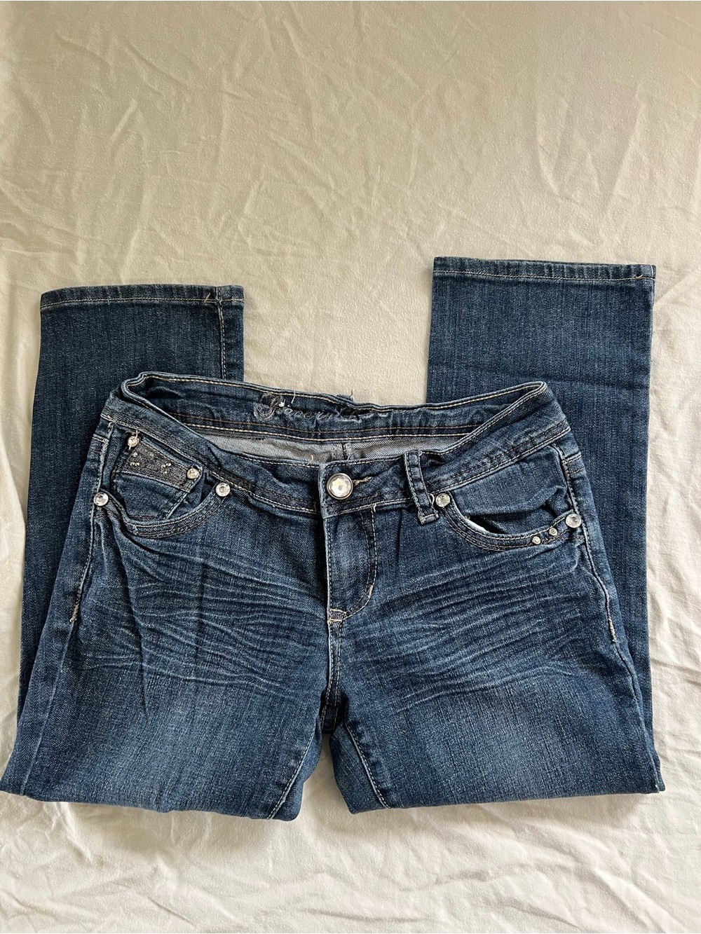 Grace in LA Studded Capri Jeans Size 7